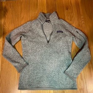 Patagonia 3/4 zip grey fleece size XS